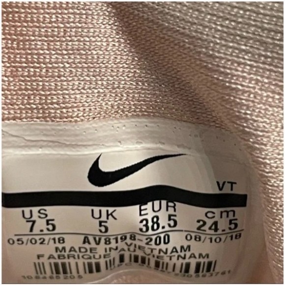 Nike Air Max 97 - 2018 Metallic Particle Beige / White - Women’s US 8 - Picture 8 of 9